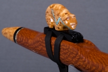Leopardwood Native American Flute, Minor, Mid A#-4, #J61D (7)